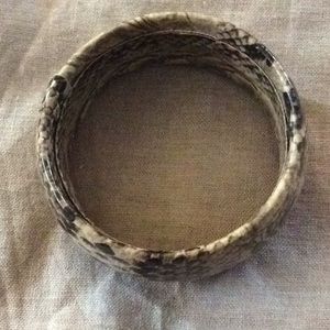Faux snake bracelet
